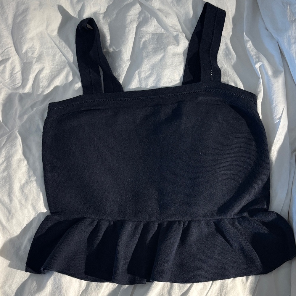 Banana Republic Navy Knit Top